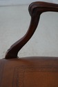 L67477: Set of 4 THEODORE ALEXANDER Mahogany Leath