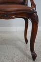 L67477: Set of 4 THEODORE ALEXANDER Mahogany Leath
