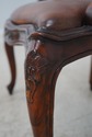 L67477: Set of 4 THEODORE ALEXANDER Mahogany Leath
