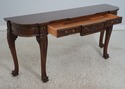 L67384: KARGES Georgian Style Walnut Console Table