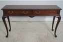 72183: CENTURY Queen Anne Mahogany Banded Two Draw