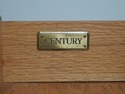 72183: CENTURY Queen Anne Mahogany Banded Two Draw