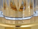 F72203: Pair Of WATERFORD Crystal And Brass Table 