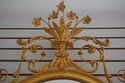 72179: CARVERS GUILD Crowned Oval Gold Gilt Mirror