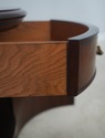 L72196: HENKEL HARRIS Flame Mahogany Round Drum Si