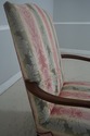 L72229: Pair Of Mahogany High Back Open Armchairs 