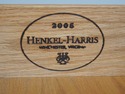 72167: HENKEL HARRIS Bombe Curved Sides Mahogany D