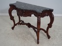 L63318EC: French Louis XV Style Marble Top Carved 