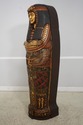 63388EC: Egyptian Pharaoh Polychrome Carved 1 Door