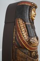 63388EC: Egyptian Pharaoh Polychrome Carved 1 Door