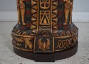 63388EC: Egyptian Pharaoh Polychrome Carved 1 Door