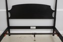 71806: STICKLEY Black Pencil Point Queen Size Bed