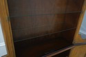 71600: BAKER Satinwood Neoclassical China Cabinet
