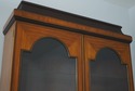 71600: BAKER Satinwood Neoclassical China Cabinet
