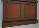 71600: BAKER Satinwood Neoclassical China Cabinet