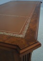 71703: Italian Small Leather Top Walnut Writing De