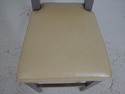 71847: Set of 6 LEE Faux Leather Seat Bar Stools