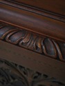 F29347EC: WALTHAM Antique Carved & Inlaid Mahogany