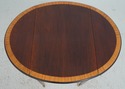 L71830: Mahogany Federal Style Drop Leaf Pembroke 