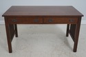 71319: STICKLEY Mission Oak 2 Drawer Desk