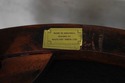 63123EC: MAITLAND SMITH Carved Mahogany Shield Bac