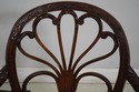 63115EC: Adam Style Carved Mahogany Open Armchair