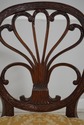 63115EC: Adam Style Carved Mahogany Open Armchair