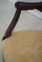 63115EC: Adam Style Carved Mahogany Open Armchair