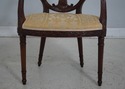 63115EC: Adam Style Carved Mahogany Open Armchair