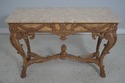 63140EC: MAITLAND SMITH Highly Carved Marble Top C