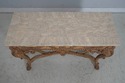 63140EC: MAITLAND SMITH Highly Carved Marble Top C