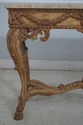 63140EC: MAITLAND SMITH Highly Carved Marble Top C