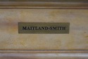 63140EC: MAITLAND SMITH Highly Carved Marble Top C