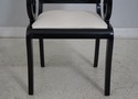 L63113EC: Set of 4 Black Lacquer Regency Style Arm