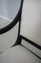 L63113EC: Set of 4 Black Lacquer Regency Style Arm