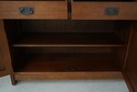 66798: STICKLEY Mission Oak 3 Door China Cabinet