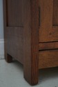 66798: STICKLEY Mission Oak 3 Door China Cabinet