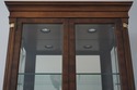 67034: HENREDON Beveled Glass 2 Door Curio Display