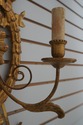71887: Pair Italian Gold Finish Giltwood Wall Scon