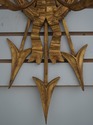 71887: Pair Italian Gold Finish Giltwood Wall Scon