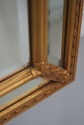 71784: CARVERS GUILD Adam Style Gold Frame Mirror
