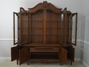 71854: KARGES French Louis XV Walnut China Cabinet