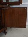 71854: KARGES French Louis XV Walnut China Cabinet