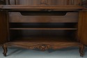 71854: KARGES French Louis XV Walnut China Cabinet