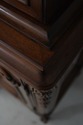 71854: KARGES French Louis XV Walnut China Cabinet