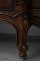 71854: KARGES French Louis XV Walnut China Cabinet
