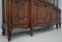 71854: KARGES French Louis XV Walnut China Cabinet