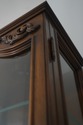 71854: KARGES French Louis XV Walnut China Cabinet
