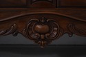 71854: KARGES French Louis XV Walnut China Cabinet