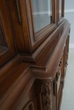 71854: KARGES French Louis XV Walnut China Cabinet